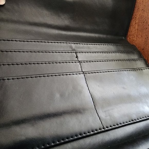 Coach Trifold Checkbook/Wallet - Picture 5 of 9